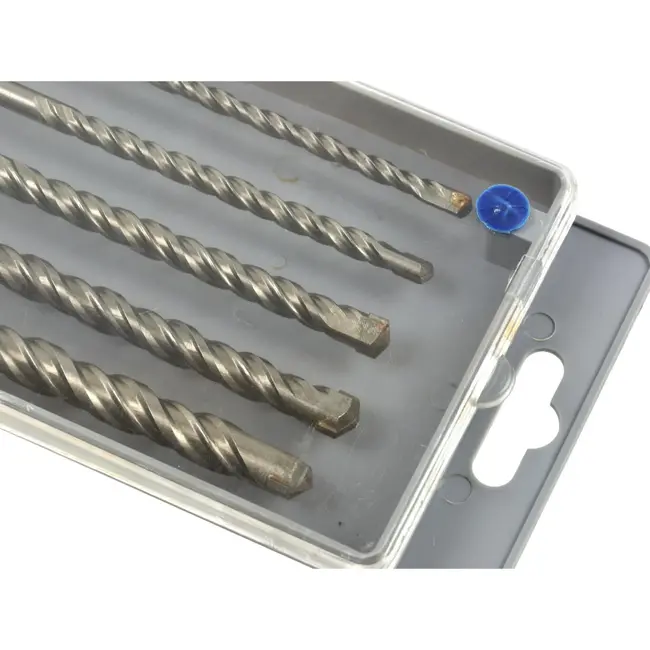 GEKO SDS hamerboor set - 5 stuks - 5-12 mm - Voor beton en steen