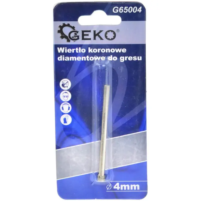 GEKO Diamant tegelboor - impactvrij - 4 mm - nat boren