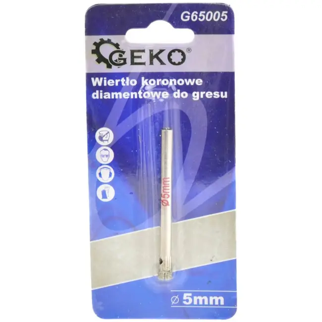 GEKO Diamant tegelboor - 5 mm - Voor nat boren in harde tegels