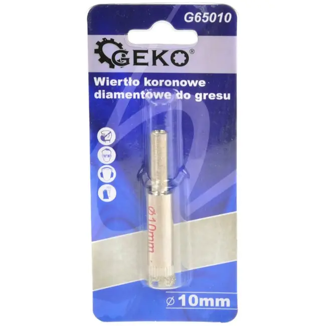 GEKO Diamantboor voor tegels - 10mm - Set van 5 - Geschikt voor nat boren