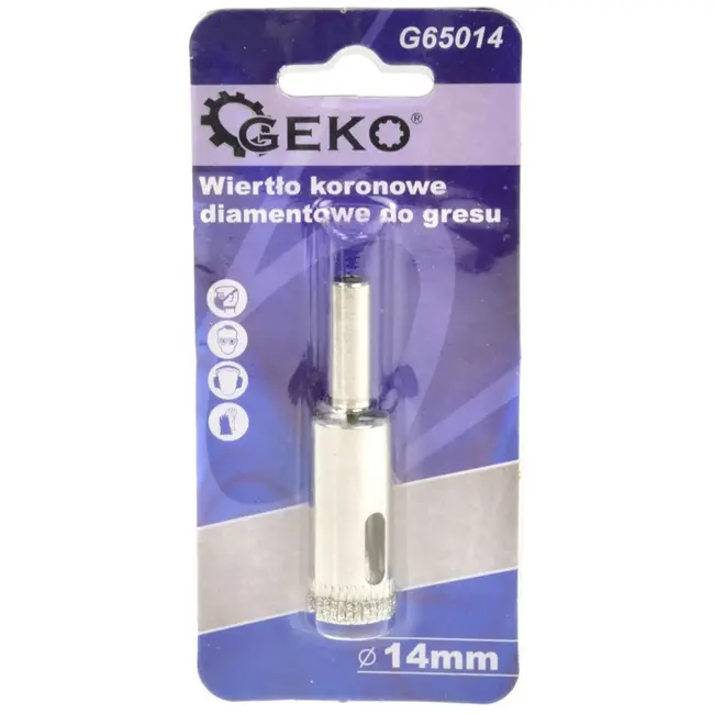 GEKO Diamant tegelboor - 14mm - Voor nat boren - Geschikt voor harde tegels