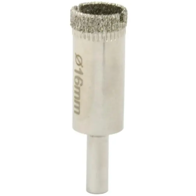 GEKO Diamantboor - Tegels - 16mm - Set van 4 - Voor nat boren