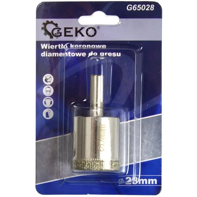 GEKO Diamantboor voor tegels - 28mm - Set van 2 - Geschikt voor nat boren