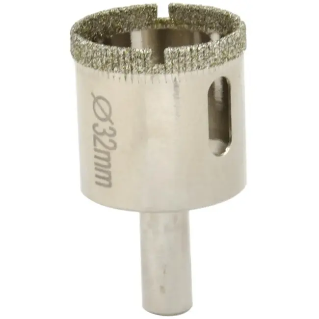 GEKO Diamantboor voor tegels - 32mm - Voor nat boren - Geschikt voor harde materialen