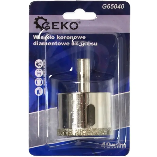 GEKO Diamantboor voor tegels - 40mm - Voor nat boren - Geschikt voor harde materialen