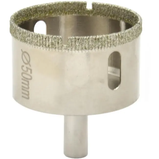 GEKO Diamant tegelboor - 50 mm - Voor nat boren in harde tegels