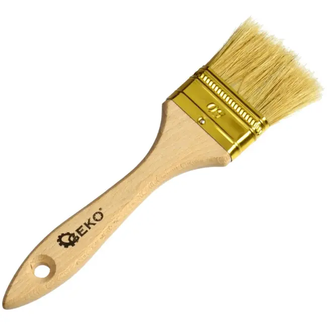 GEKO Universele kwast - 50 mm - Natuurlijke en synthetische haren - Houten handvat