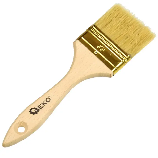 GEKO Universele kwast - 63 mm - Natuurlijke en synthetische haren - Houten handvat