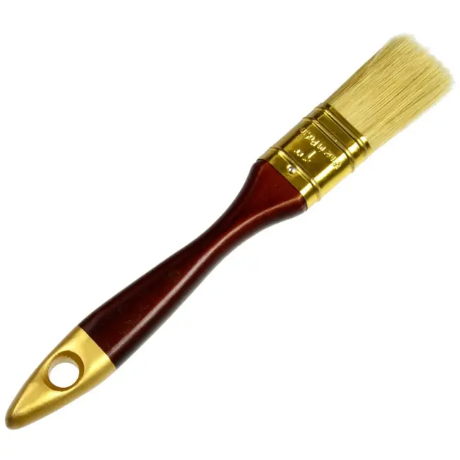 GEKO Universele verfkwast - Natuurlijke haren - Houten handvat - Metaal ferrule - 25 mm