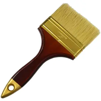 GEKO Profi verfkwast - natuurlijke haren - houten handvat - 100 mm