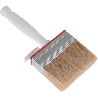 GEKO Blokkwast - 90 mm - Synthetische en natuurlijke haren - Houten handvat