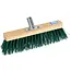 GEKO Straatbezem - Nylon Borstel - Houten Blok - 30 cm