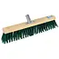 GEKO Straatbezem - Nylon Borstel - Houten Blok - 40 cm
