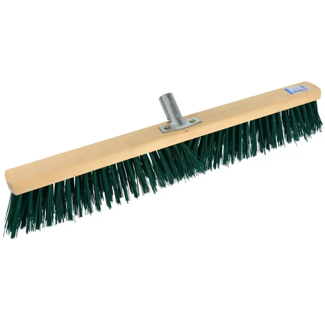GEKO Straatbezem - Nylon Borstel - Houten Blok - 60 cm