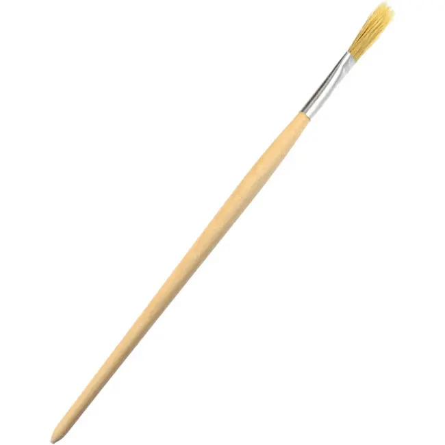 GEKO Ronde verfkwast - Precieze strepen - 6 mm - Natuurlijke vezels - 12 stuks