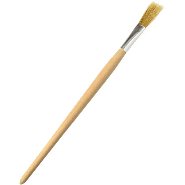 GEKO Ronde verfkwast voor precieze strepen - 8 mm - Natuurlijke vezels - 12 stuks