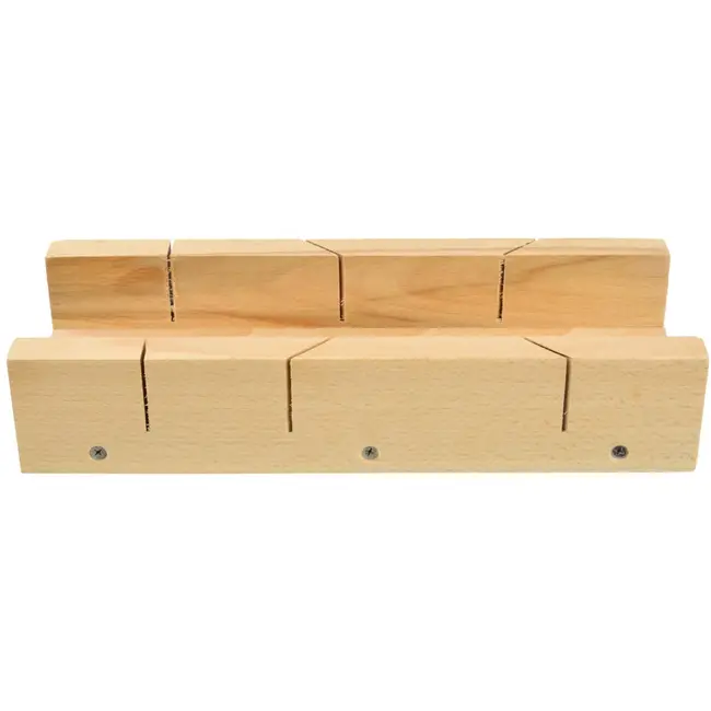 GEKO Houten verstekbak - 305 mm - Precieze hoeken - Duurzaam hout