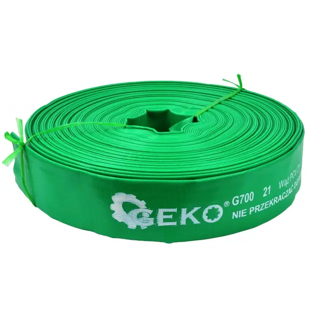 GEKO Groene PVC-slang - geurloos - 50 m - 2 bar - 2 duim diameter