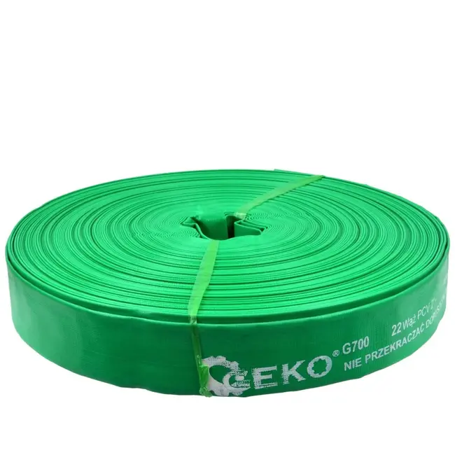 GEKO Groene PVC-slang - Bezzapachowy - 100 m - 2 bar - Ø 50 mm
