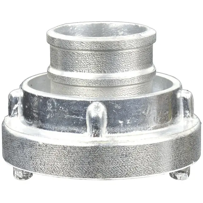 GEKO Adaptor voor brandweerslang - 52 mm - Aluminium - Corrosiebestendig - 2 stuks