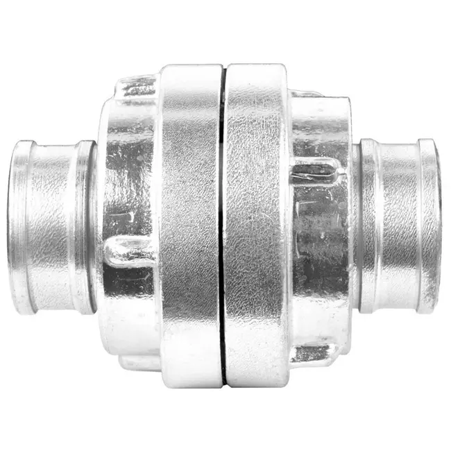GEKO Adaptor voor brandweerslang - 52 mm - Aluminium - Corrosiebestendig - 2 stuks