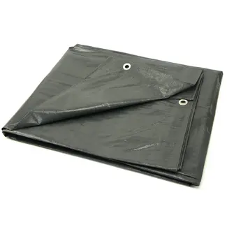 GEKO Extra dikke dekzeil - 10x10m - Grijs - 120g/m²
