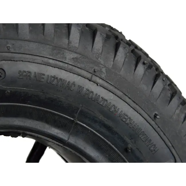 GEKO Kruiwagen binnen en buitenband - 4.00-8 - 120 kg draagkracht - 390 mm diameter - 2-laags