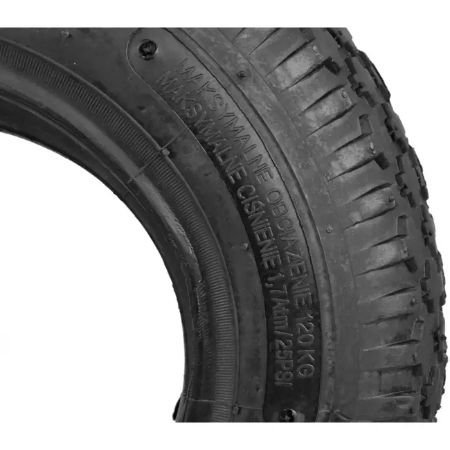 GEKO Kruiwagen binnen en buitenband - 4.00-8 - 120 kg draagkracht - 390 mm diameter - 2-laags