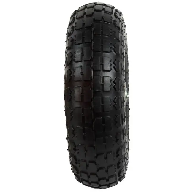 GEKO Rubber wiel - 2PR - 80 kg draagvermogen - 260 mm diameter - Stalen velg