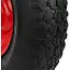 GEKO Rubberwiel voor kruiwagen - 90 kg draagkracht - 320 mm diameter - Met as inbegrepen