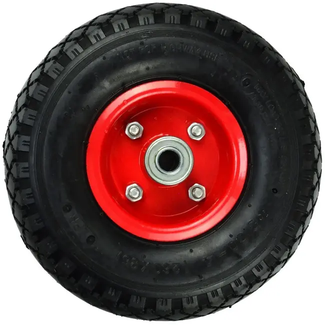 GEKO Pneumatisch wiel - 80 kg draagkracht - 255 mm diameter - Dubbele kogellagers