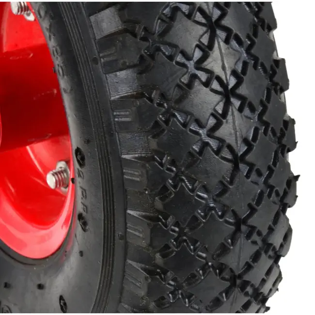 GEKO Pneumatisch wiel - 80 kg draagkracht - 255 mm diameter - Dubbele kogellagers