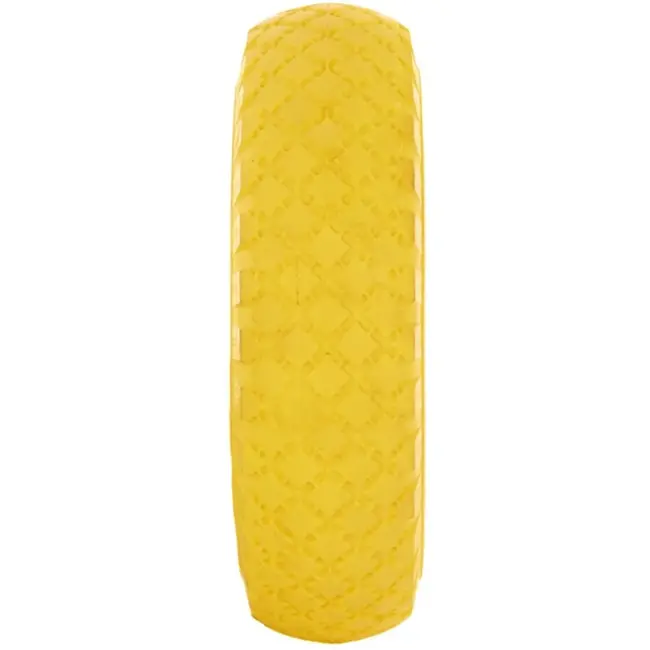 GEKO Stevig PU-wiel voor kar - 260 mm - 80 kg draagvermogen - Metalen velg