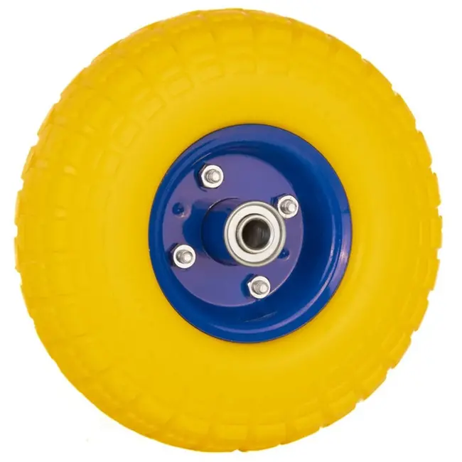 GEKO Stevig PU-wiel voor kar - 80 kg draagkracht - 260 mm diameter