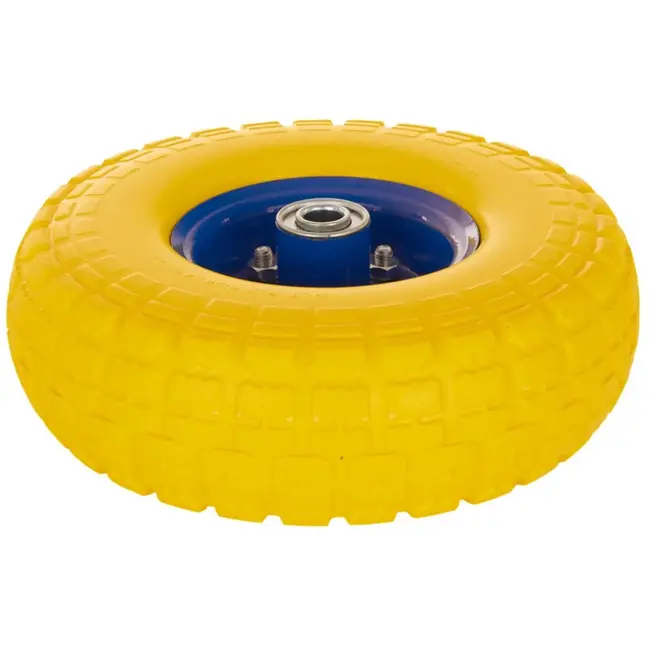 GEKO Stevig PU-wiel voor kar - 80 kg draagkracht - 260 mm diameter