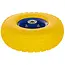 GEKO Stevig PU-wiel voor kar - 80 kg draagkracht - 260 mm diameter