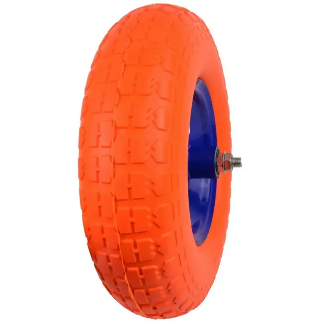 GEKO Wiel voor trolley - massief PU - hoge stabiliteit - 320 mm - met as