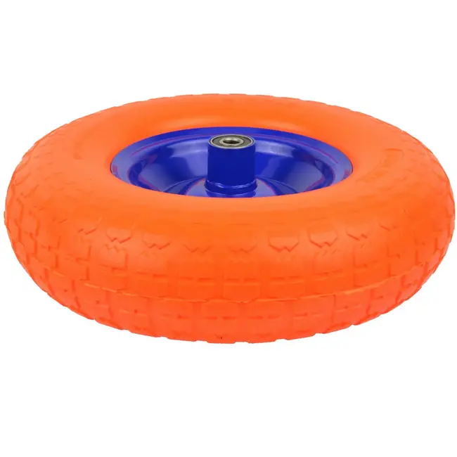 GEKO Wiel voor trolley - massief PU - hoge stabiliteit - 320 mm - met as