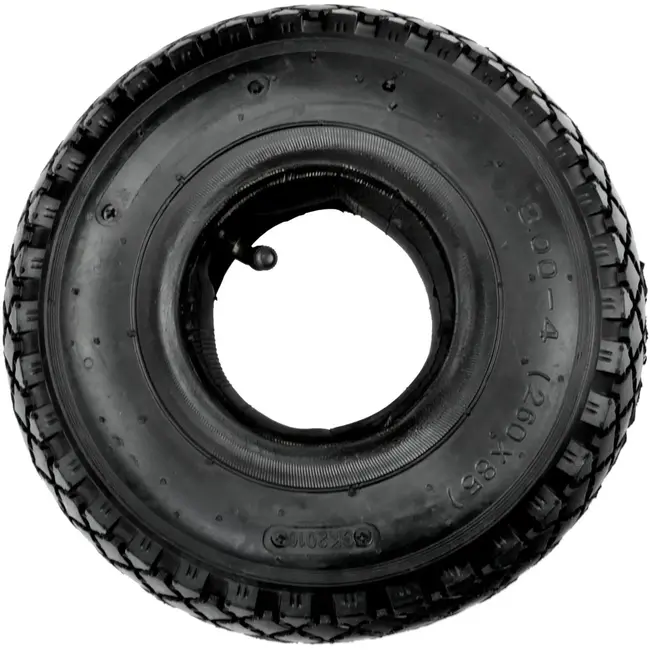 GEKO Banden en binnenbanden - 25 cm hoogte - 8,7 cm breedte - Geschikt voor kruiwagens en karren