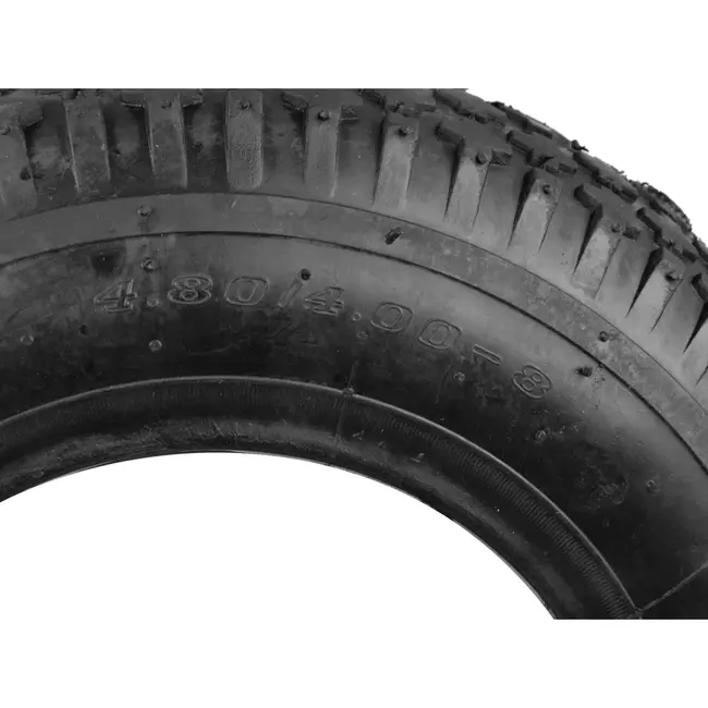 GEKO Banden - 4.00-8 - Voor kruiwagens en karren - 39 cm hoogte - 8,5 cm breedte