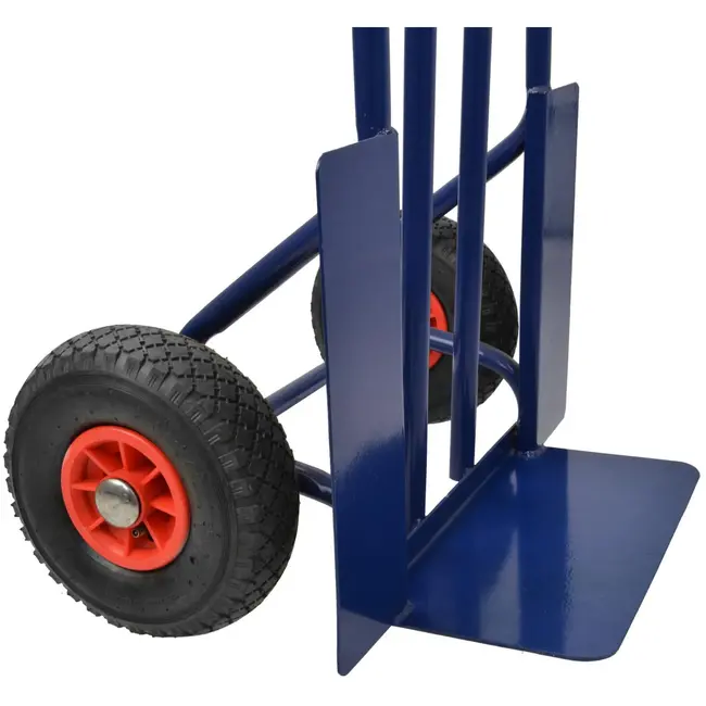 GEKO Handtrolley - 200 kg draagkracht - Sterke metalen constructie - Blauw