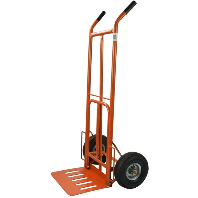 GEKO Handtrolley - 250 kg draagvermogen - 40x30 cm platform - Oranje