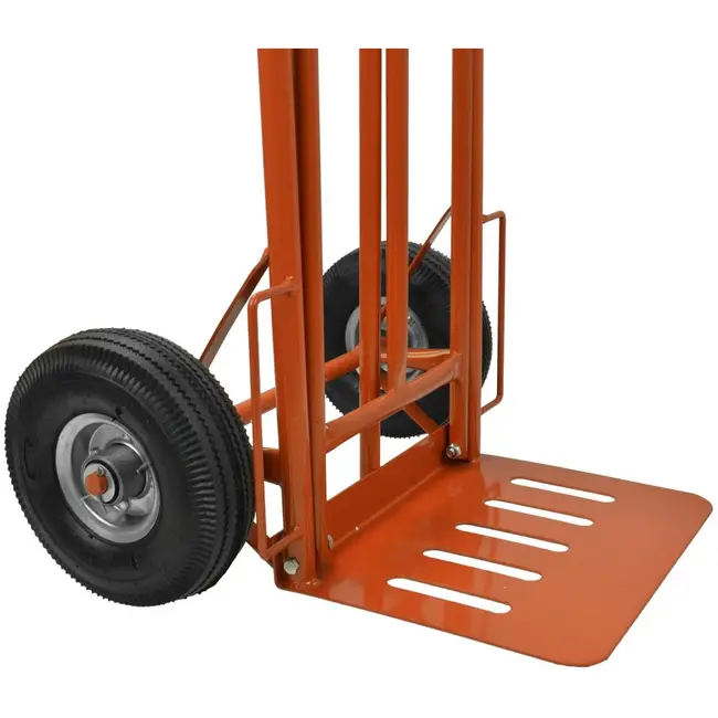 GEKO Handtrolley - 250 kg draagvermogen - 40x30 cm platform - Oranje