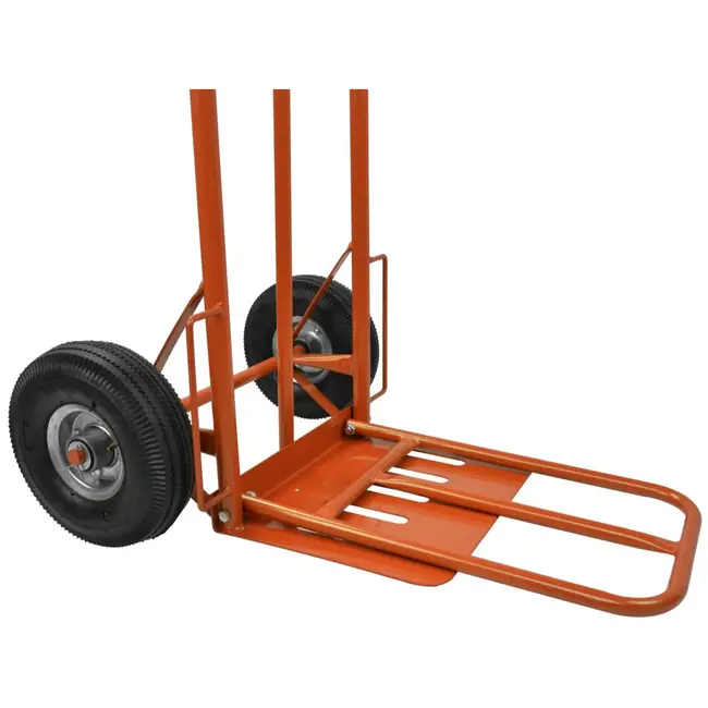 GEKO Handtrolley - 250 kg draagvermogen - 40x30 cm platform - Oranje