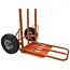 GEKO Handtrolley - 250 kg draagvermogen - 40x30 cm platform - Oranje