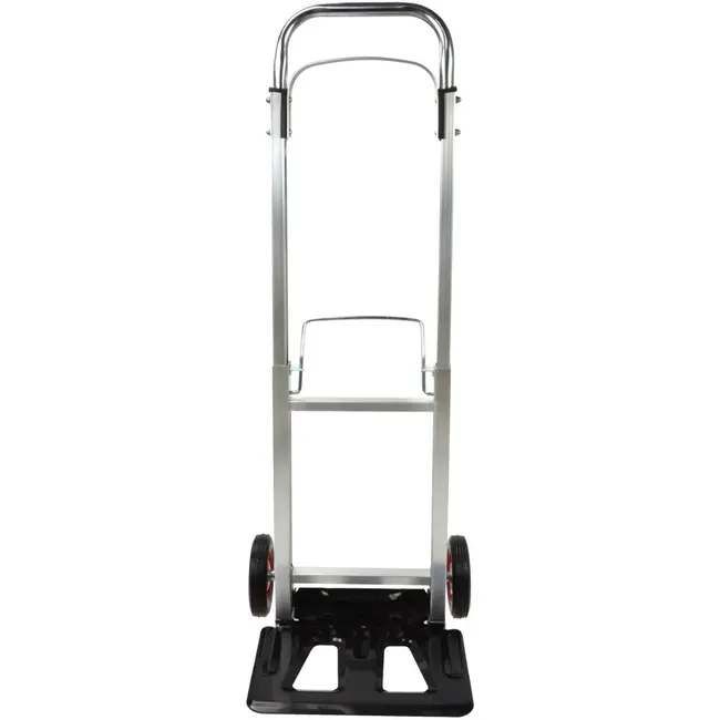 GEKO Opvouwbare handtrolley - 90 kg draagvermogen - Compact platform 35,5x24 cm - Rubberen wielen 15 cm