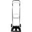 GEKO Opvouwbare handtrolley - 90 kg draagvermogen - Compact platform 35,5x24 cm - Rubberen wielen 15 cm