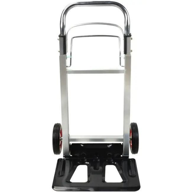 GEKO Opvouwbare handtrolley - 90 kg draagvermogen - Compact platform 35,5x24 cm - Rubberen wielen 15 cm