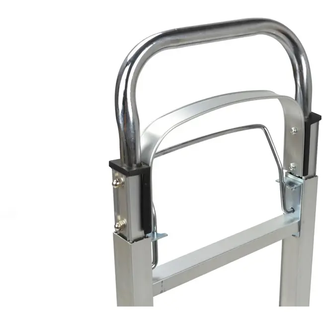 GEKO Opvouwbare handtrolley - 90 kg draagvermogen - Compact platform 35,5x24 cm - Rubberen wielen 15 cm