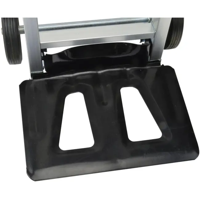 GEKO Opvouwbare handtrolley - 90 kg draagvermogen - Compact platform 35,5x24 cm - Rubberen wielen 15 cm